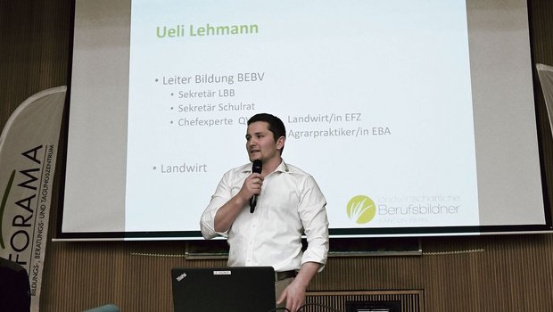 Ueli Lehmann ist seit Mai 2020 Leiter Bildung. Doch den Lehrmeistern persönlich vorstellen konnte er sich erst jetzt. 